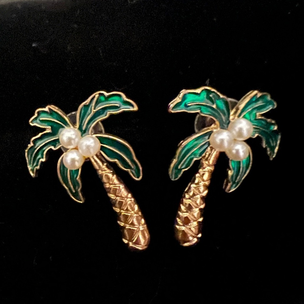 Palm Tree Earrings
